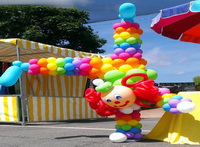Clown baloane botez